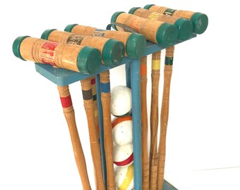 Vintage Croquet Yard Set