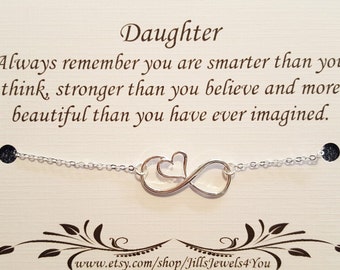 Daughter necklace, To Daughter from Mom, Daughter Inspirational Gift, Birthday gift for daughter, wedding gift for daughter, Graduation gift