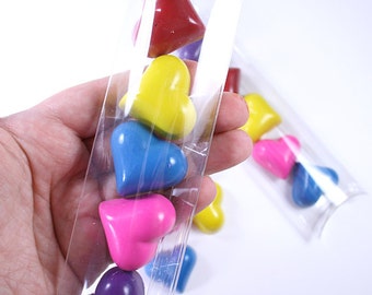 Heart crayon stick set by Scribblers Crayons