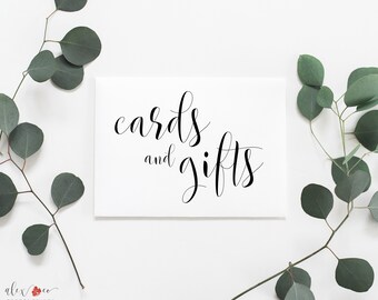 Cards And Gifts Printable. Cards And Gifts Sign. Cards And Gifts Wedding Sign. Gifts And Cards Sign. Gifts Sign. Cards Sign. Wedding Print.