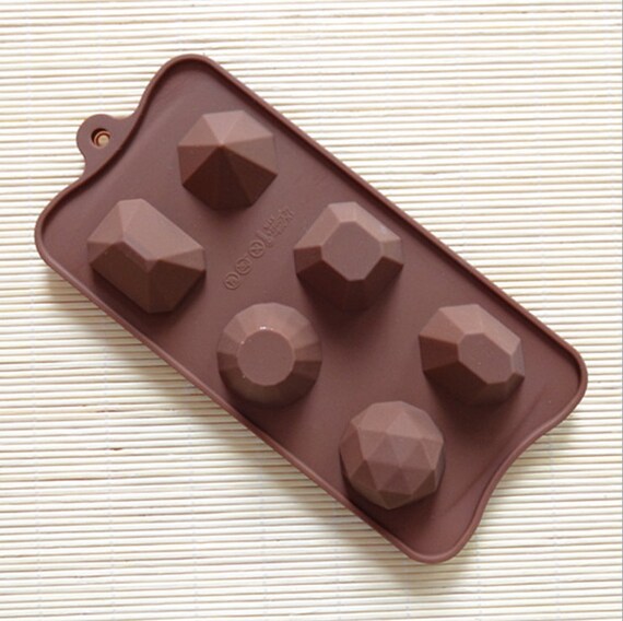 Diamond Chocolate Mold 3D Flexible Silicone Mold Candy molds