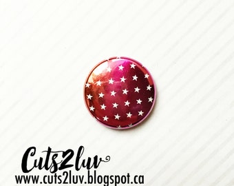 Badge 1 "metal shadow stars summer *.