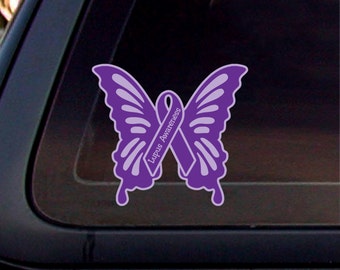Download Lupus-Bewusstsein-Schmetterling-SVG DXF-Cutting-Datei