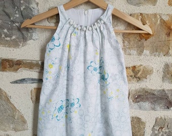 Summer 4t sleeveless floral dress