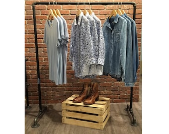 Garment Rack | Clothing Storage Rack | Clothes Organization Rack | Pipe Clothing Rack | Closet Organizer | Pipe Rack | FAST FREE SHIPPING!!!