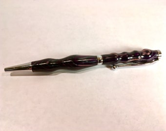 Handmade Purple Tahoe Wood Pen