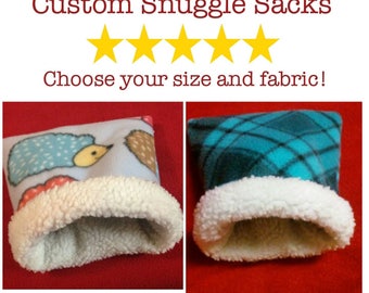 Custom Critter Snuggle Sack for Guinea Pigs, Hedgehogs, and other small pets!