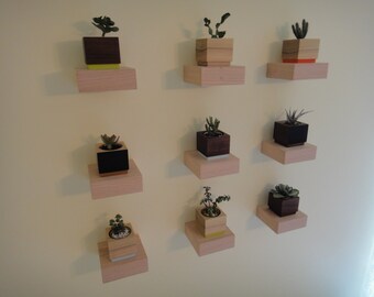 Floating shelves - Modern Shelves - Wall Shelf - Book Shelf - Wood Shelf