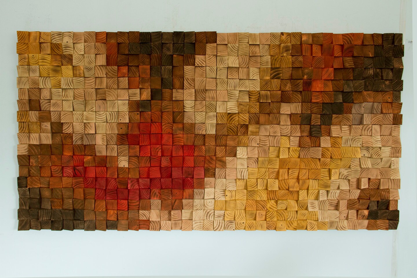 Large Rustic Wood Wall Art Sculpture Abstract Painting On Large Rustic Wood Wall Art Sculpture Abstract Painting On