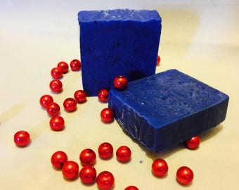 Blue Soap with Poppy Seeds