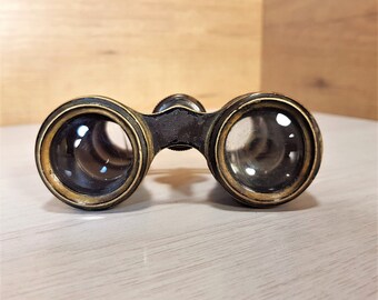 Vintage opera glasses, Antique binoculars, Opera binoculars, Binoculars, Theatre binoculars, Opera glasses from 1930s, Military binoculars