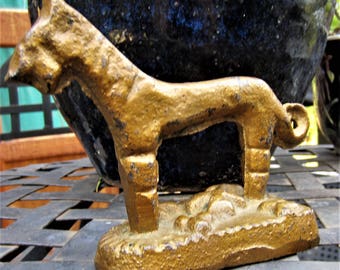 Cast Iron Paperwight Sculpture Object de Art