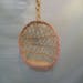 Craft Supplies, Wicker Hanging Chair Planter, Floral Crafts, Decorative Wicker Basket Chair, Wicker Doll Chair, Hanging Basket,