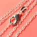20 inch .925 sterling silver lightweight link chain necklace Perfect for my pendants 1.2mm link dainty delicate