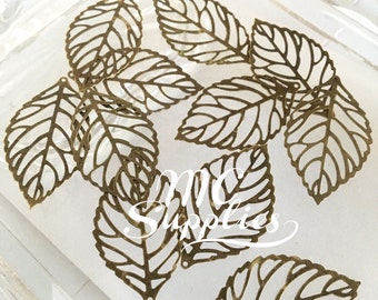 10 pcs,Metal leaves,blank metal leaves,antique bronze leaves,metal findings,embellish leaves,metal leaf,blank leaf supply,metal blanks.