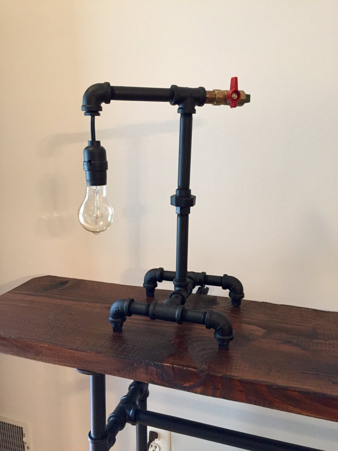 Handmade Urban Industrial Iron Pipe Lamp