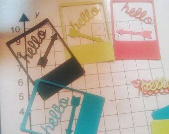 Photo frame die cuts