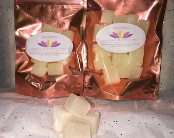 Just Peachy Sugar Scrub Cubes
