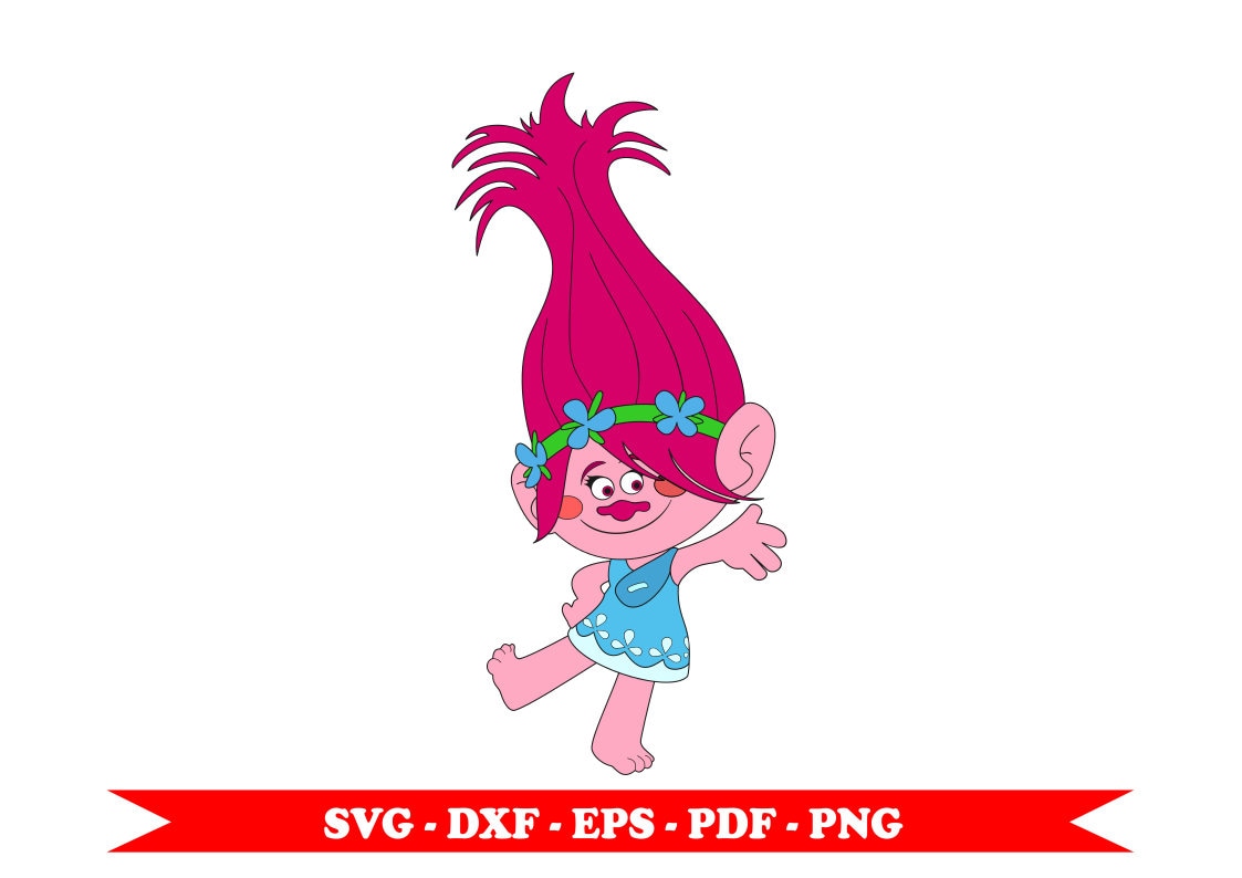 Download Troll Poppy svg princess Poppy svg trolls clip art in SVG