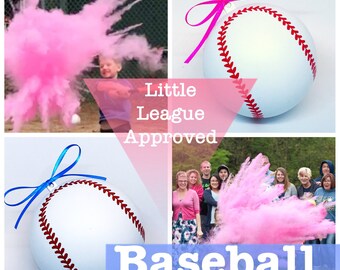 BASEBALL Gender Reveal Ideas Baseball Reveal Gender Reveal Ball Gender Reveal Party Reveal Ball Baby Girl Baby Boy