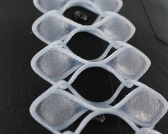 3D Science Techie Neck Tie - Wow! - 3 Dimensional Geek Gift - 3D Printed to Order - Universal Neck Size