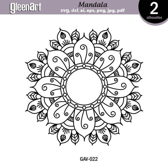 Download Mandala Digital mandala decoration SVG Yoga mandala