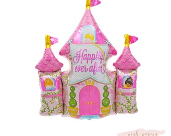 Princess Castle Balloon / Princess Birthday / Princess Balloon / 36 inch Helium Balloons / Princess Party Decor / Princess Birthday Party