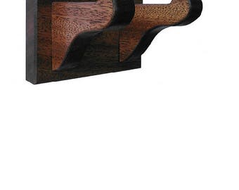 mount display record shelf vinyl 3d hanger guitar printed mounted rustic log
