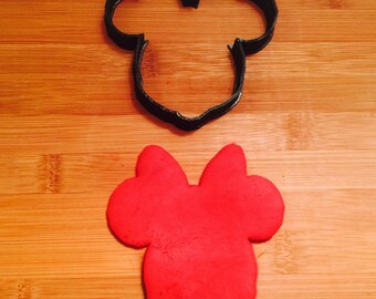 Minnie Mouse Cookie and Fondant/Sandwich Cutter, Disney Cookie Cutter,Select Size,Party Supply,Birthday Party,Children Party,Custom
