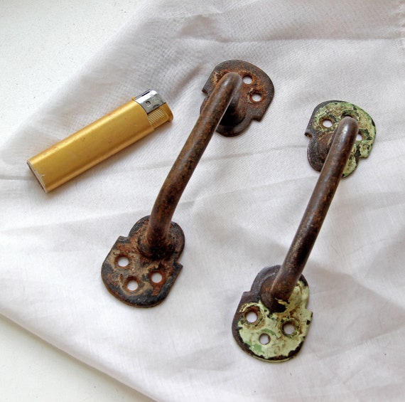 Barn Door Handles Antique Door Handles Old Door Pulls Metal Door Barn Door Handles Antique Door Handles Old Door Pulls Metal Door Handles Vintage Door Handles Farmhouse Door Pulls Door Hardware 121A from SovietHardware on ... - Barn Door Handles Antique Door Handles Old Door Pulls Metal Door