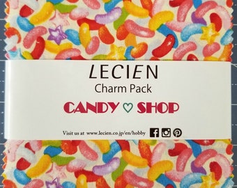 Lecien Candy Shop Charm Pack 42 5inch squares