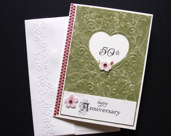 50th Wedding Anniversary Card