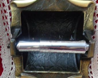 Amerock Vintage porte papier toilette porte, porte papier toilette Vintage, en laiton couleur Bronze Vintage, support de papier toilette Etsy, au milieu du siècle