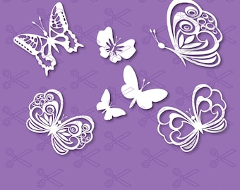 Download Butterflies svg file | Etsy