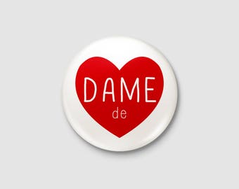Badge Poker "Queen of hearts"
