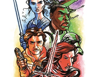 Star Wars The Force Awakens Print