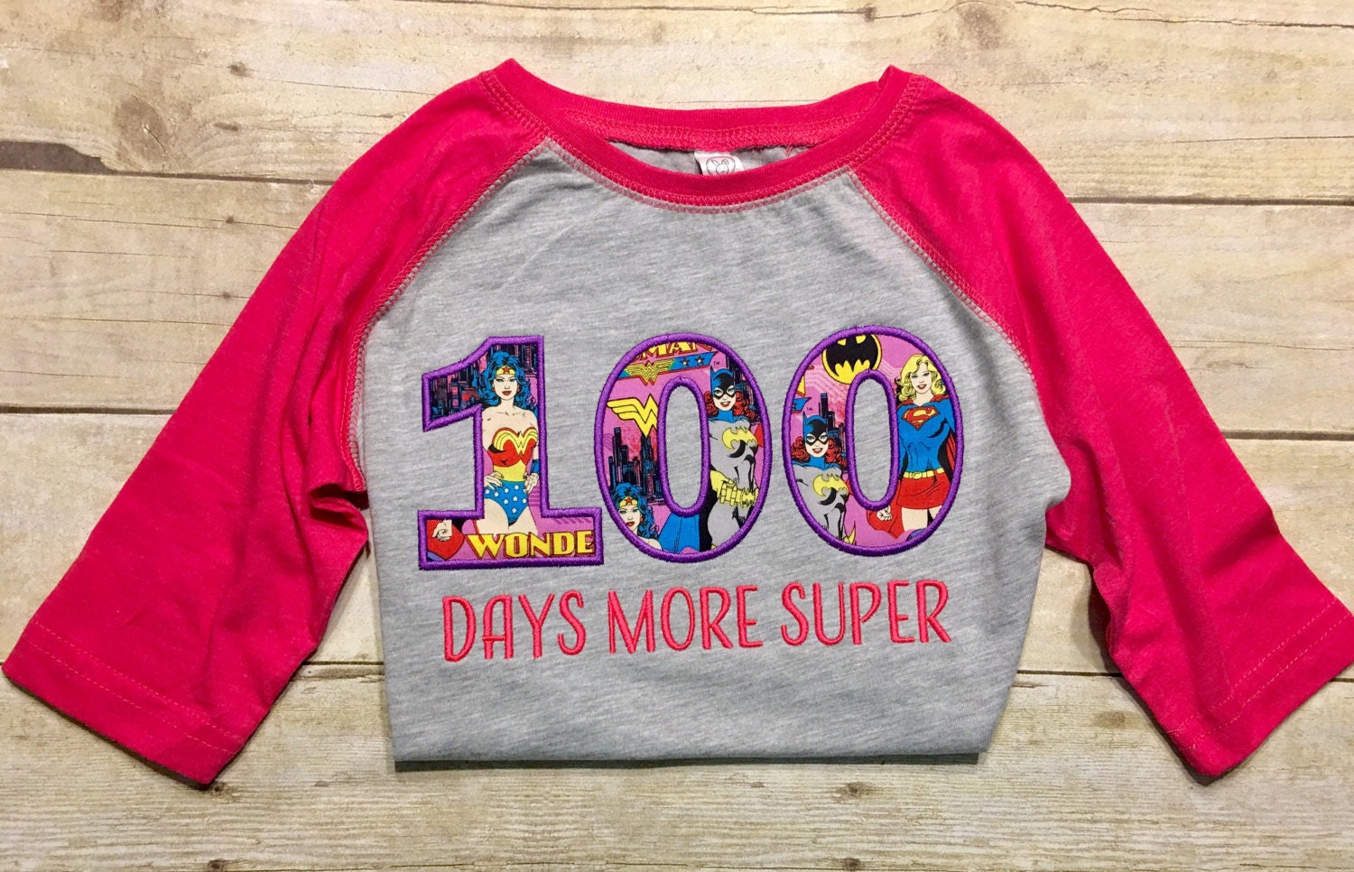 100 day superhero shirt