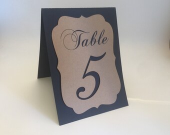 fall table numbers etsy