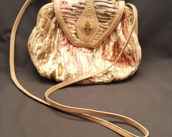 Vintage Sharif Handbag Floral Shoulder Bag Purse Made in USA