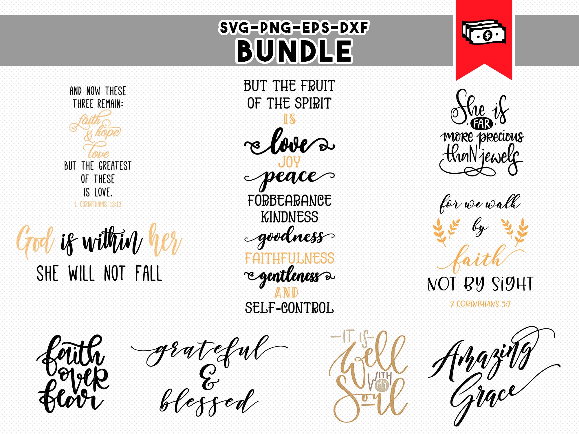 Download christian svg bundle bible verse svg religious clipart