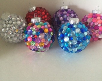 Customizable Rhinestone Ornament