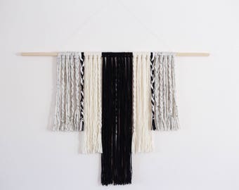 Yarn Wall Hanging Yarn Wall Art Boho Yarn Wall Hanging Wall Tapestry Boho Home Decor