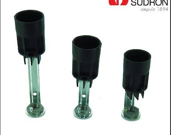 E14, Candle, BULB HOLDER, With support, for, Chandelier, Sconces, Wall lights, Lamps, Plastic, Sizes, 65mm, 80mm 100mm high, 23.5mm diameter