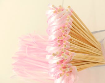 Baguette Ribbon wedding romance, pastel pink, White Ribbon, romantic ceremony, decoration Ribbon, wedding ribbons, entrance of the groom
