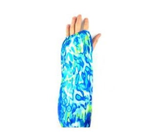 Fashionable Arm Cast Cover in Blue Tranquility for Short Arm Cast