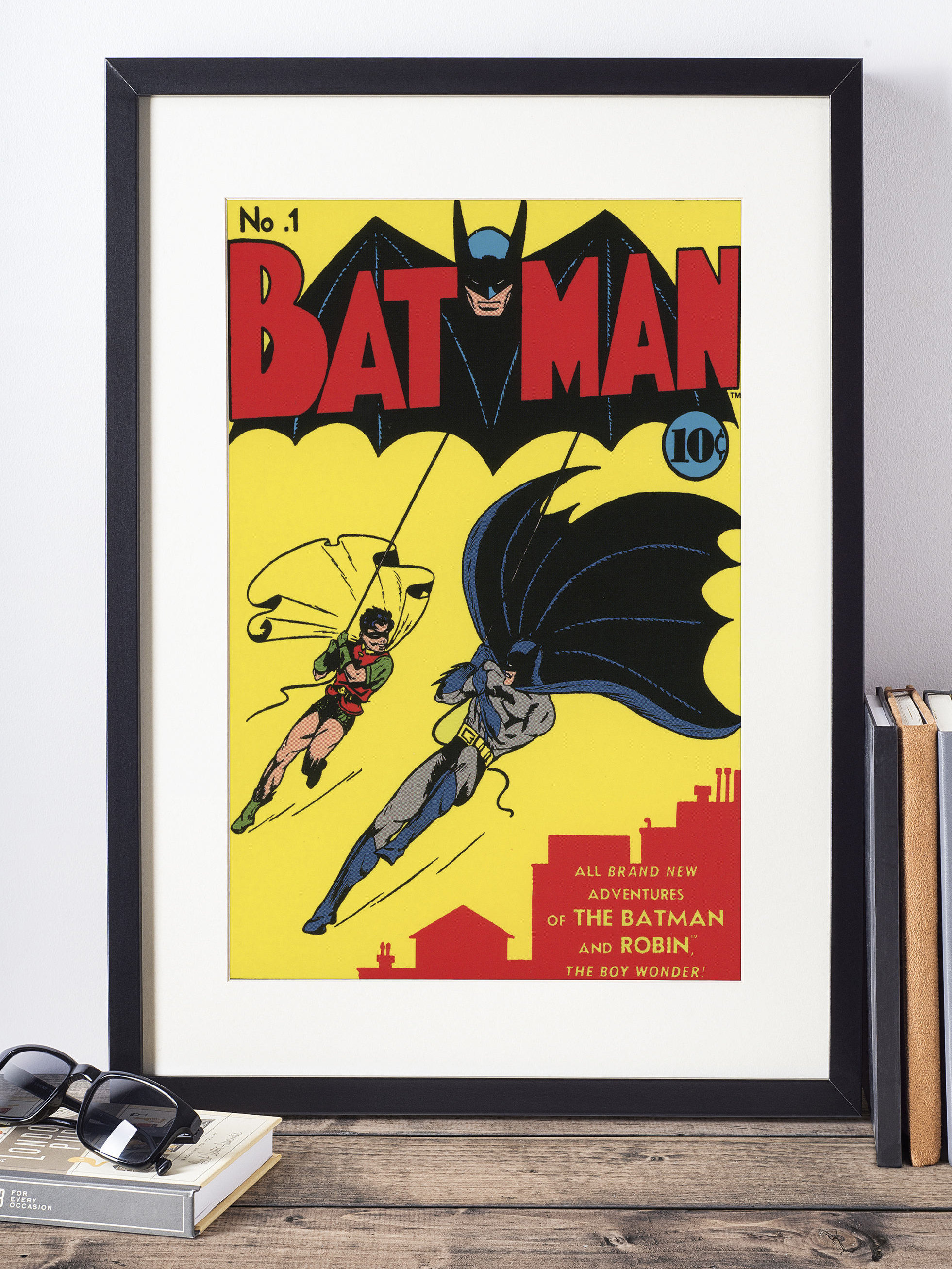 DC Comics Wall Art / Batman Wall Decor / Superhero Poster