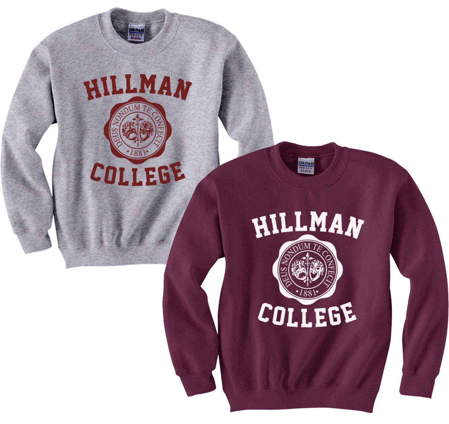 Hillman College Sweatshirt Cosplay Party Halloween Costume