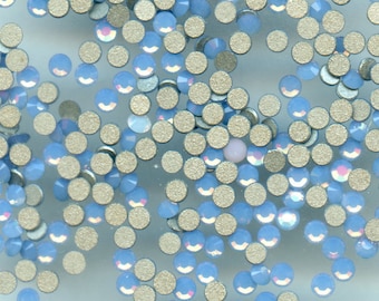 2028 SS8 ABO*** 50 Swarovski flat backs SS8 (2,45mm) air blue opal