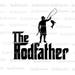 Download SVG The Rodfather Fishing Tshirt Design Mens Tshirt