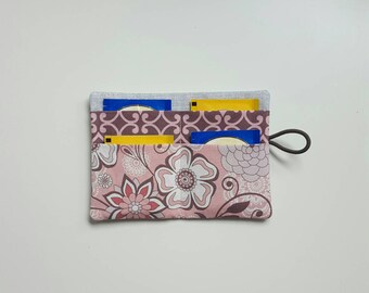 Four Pocket Tea Bag Holder - Tea Case With Button And Elastic Closure - Travel Tea Case - Tea Accessory - Custom Gifts - Drink Holders